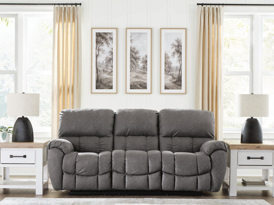 Orange Furniture Outlet - Ashley Furniture - Bakerstein Living Room - PWR REC Sofa with ADJ Headrest - PC1250315