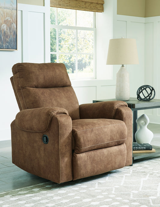 Orange Furniture Outlet - Ashley Furniture - Edenwold Living Room - Rocker Recliner / Brindle - 1380525