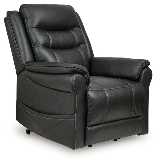 Orange Furniture Outlet - Ashley Furniture - Oatman Living Room - Power Lift Recliner / Umber - 1800412