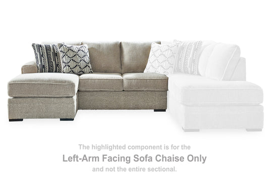 Orange Furniture Outlet - Ashley Furniture - Calnita Sectional - RAF 2-Piece Sectional with Chaise / Sisal - 20502S2