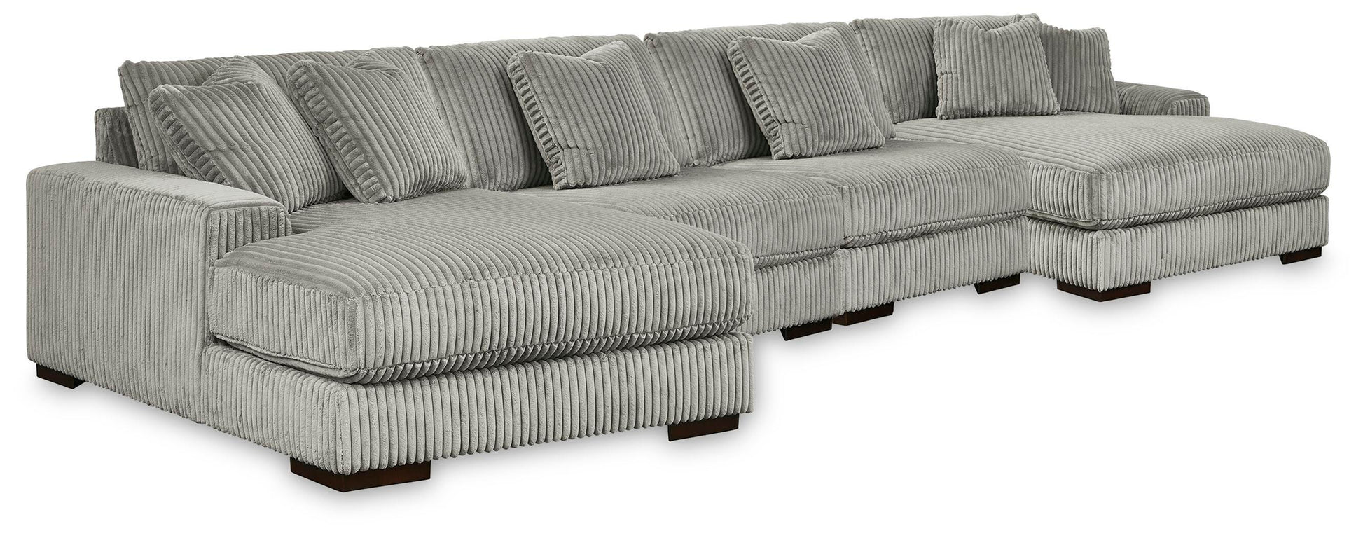 Orange Furniture Outlet - Ashley Furniture - Lindyn 4-Piece Sectional with Double Chaise - 4-Piece Sectional with Double Chaise - 21105S20