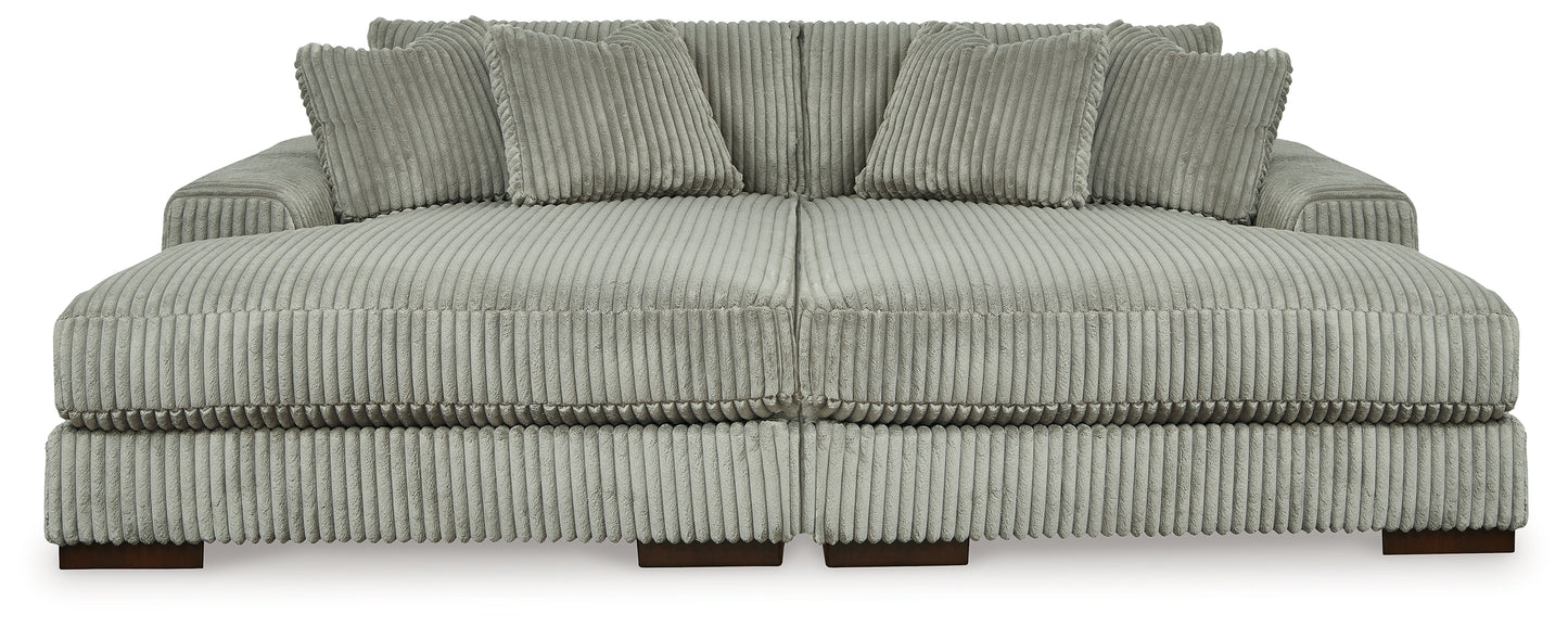 Orange Furniture Outlet - Ashley Furniture - Lindyn Sectional - RAF Super Chaise / Fog - 21105S11