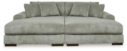 Orange Furniture Outlet - Ashley Furniture - Lindyn Sectional - RAF Super Chaise / Fog - 21105S11