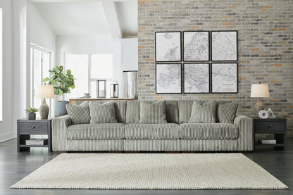 Orange Furniture Outlet - Ashley Furniture - Lindyn Sectional - RAF 3-Piece Sectional Sofa / Fog - 21105S14
