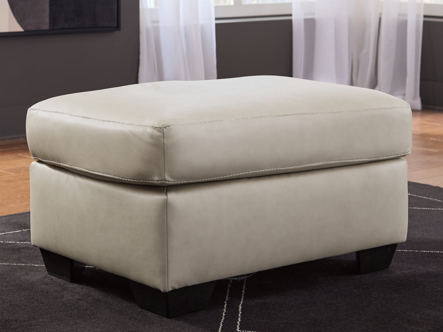Orange Furniture Outlet - Ashley Furniture - Santorine Living Room - Ottoman / Bone - 2170814