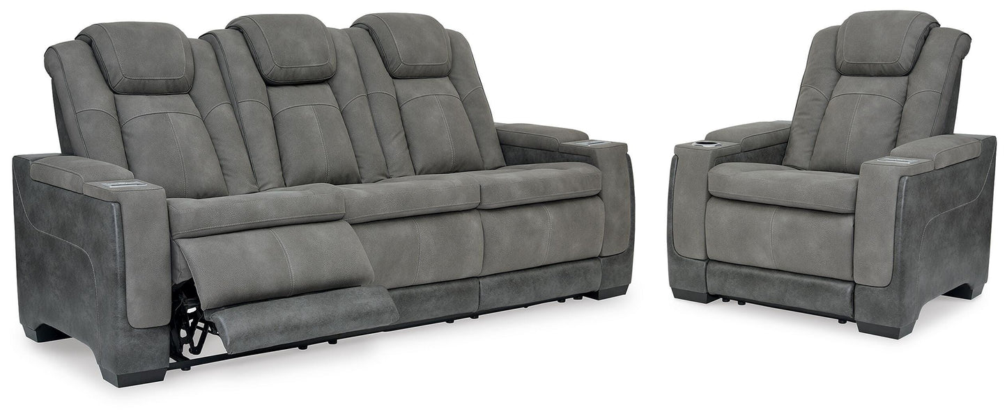 Orange Furniture Outlet - Ashley Furniture - Next-Gen Durapella Power Reclining Sofa and Power Recliner - Power Reclining Sofa and Power Recliner - 22004U3