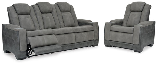 Orange Furniture Outlet - Ashley Furniture - Next-Gen Durapella Power Reclining Sofa and Power Recliner - Power Reclining Sofa and Power Recliner - 22004U3