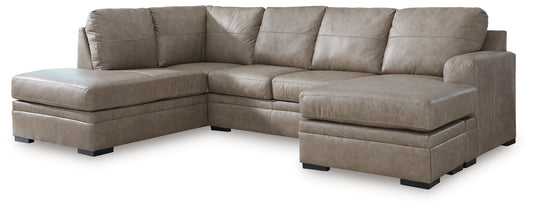 Orange Furniture Outlet - Ashley Furniture - Amuleto Sectional - LAF 2-Piece Sectional with Chaise / Desert - 22405S1