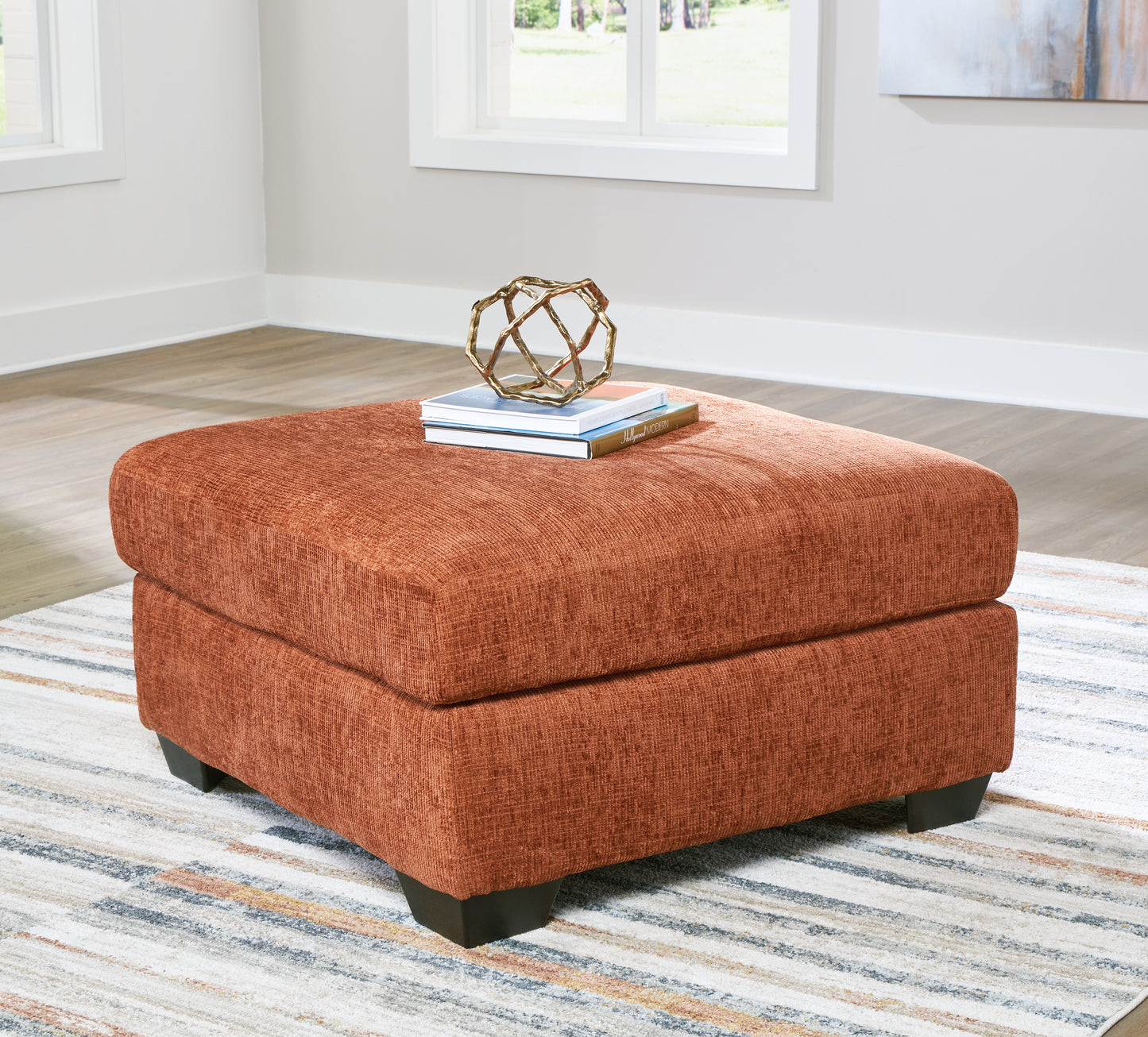 Orange Furniture Outlet - Ashley Furniture - Aviemore Living Room - Oversized Accent Ottoman / Spice - 2430408
