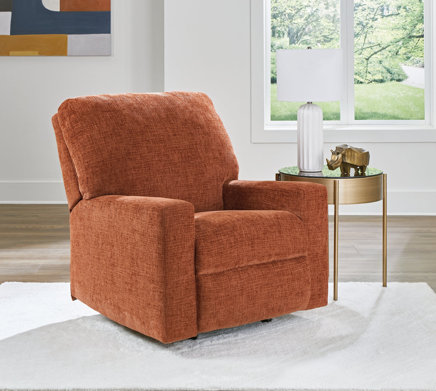 Orange Furniture Outlet - Ashley Furniture - Aviemore Living Room - Rocker Recliner / Spice - 2430425