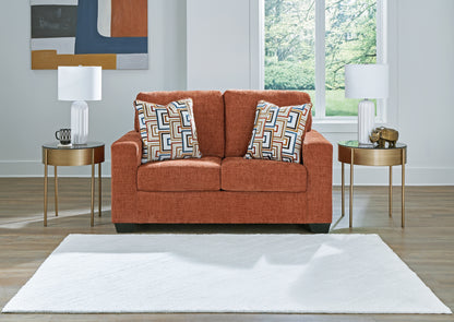 Orange Furniture Outlet - Ashley Furniture - Aviemore Living Room - Loveseat / Spice - 2430435