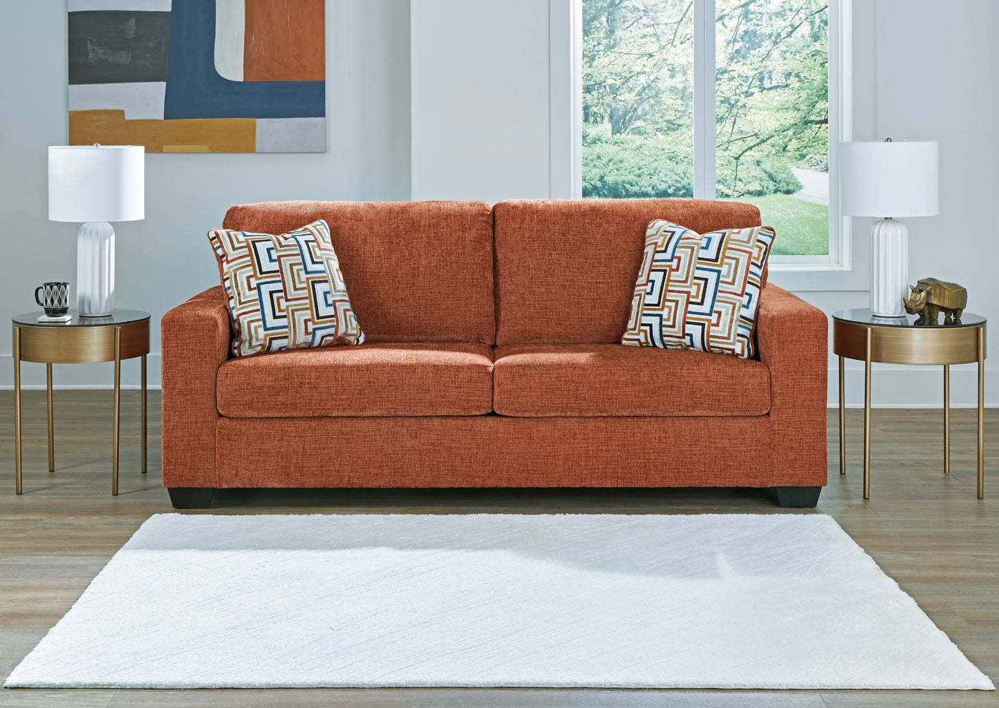 Orange Furniture Outlet - Ashley Furniture - Aviemore Living Room - Sofa / Spice - 2430438