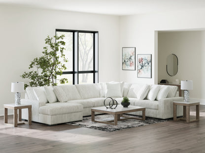 Orange Furniture Outlet - Ashley Furniture - Stupendous Sectional - RAF 5-Piece Sectional with Chaise / Alloy - 25903S8