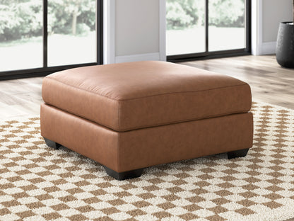 Orange Furniture Outlet - Ashley Furniture - WillowBend Living Room - Oversized Accent Ottoman / Caramel - PC2770408