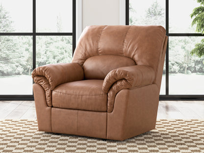 Orange Furniture Outlet - Ashley Furniture - WillowBend Living Room - Rocker Recliner / Caramel - PC2770425