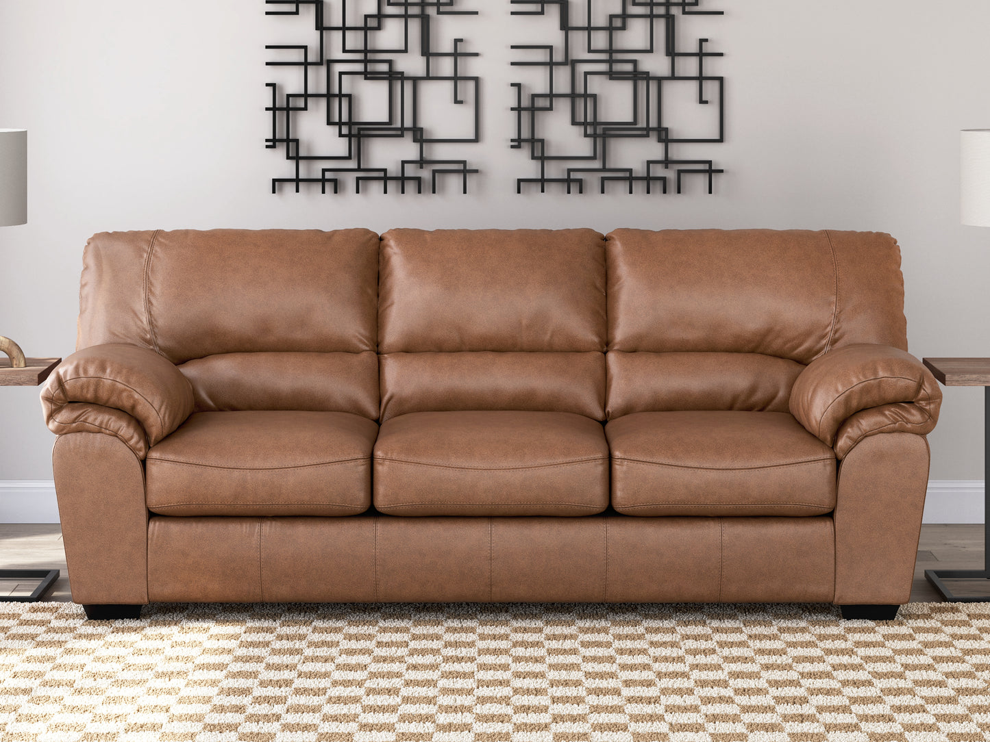 Orange Furniture Outlet - Ashley Furniture - WillowBend Living Room - Sofa / Caramel - PC2770438