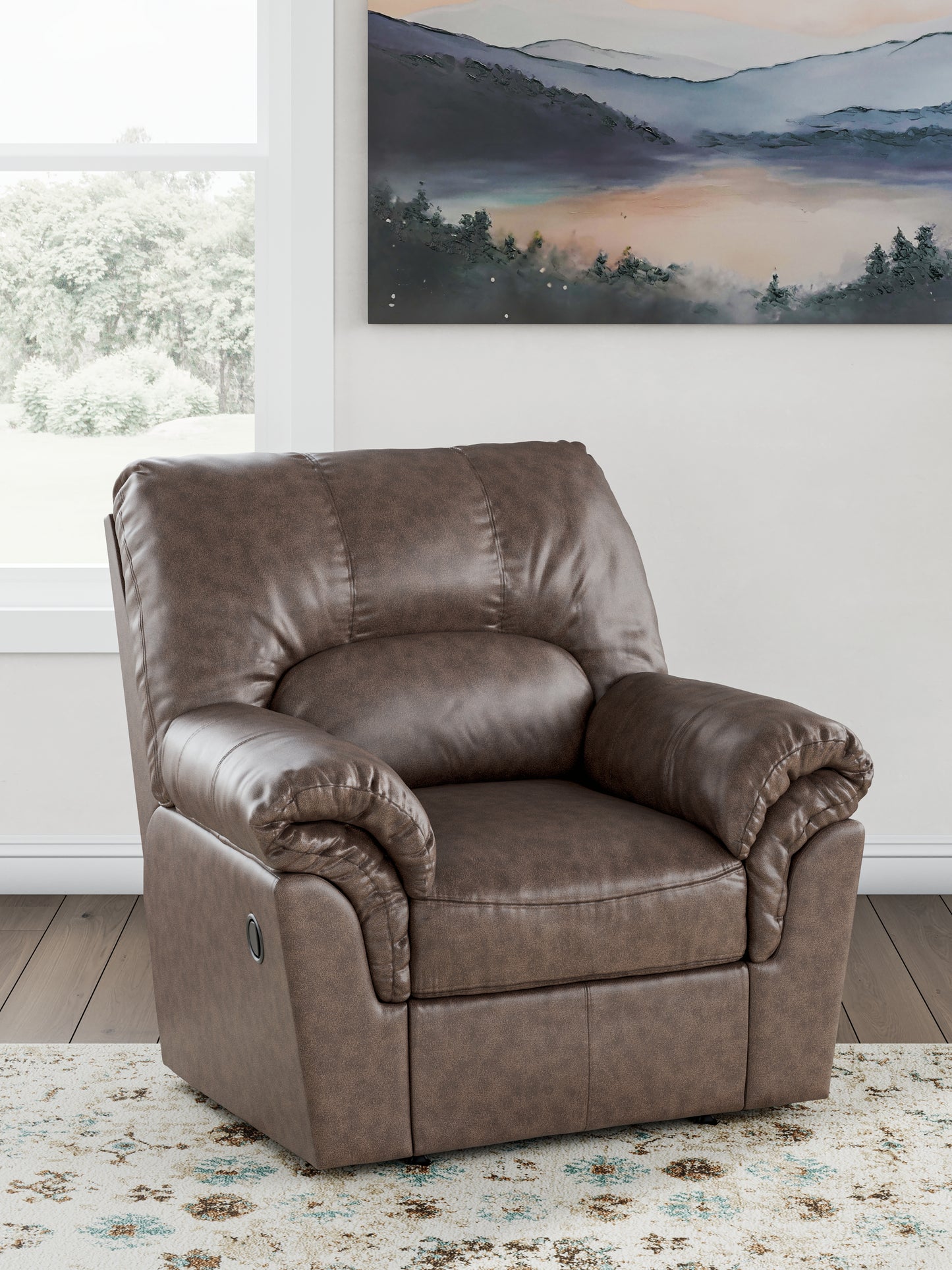 Orange Furniture Outlet - Ashley Furniture - WillowBend Living Room - Rocker Recliner / Umber - PC2770525