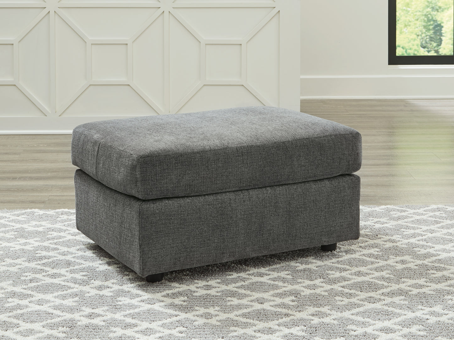Orange Furniture Outlet - Ashley Furniture - Stairatt Living Room - Ottoman / Gravel - 2850214