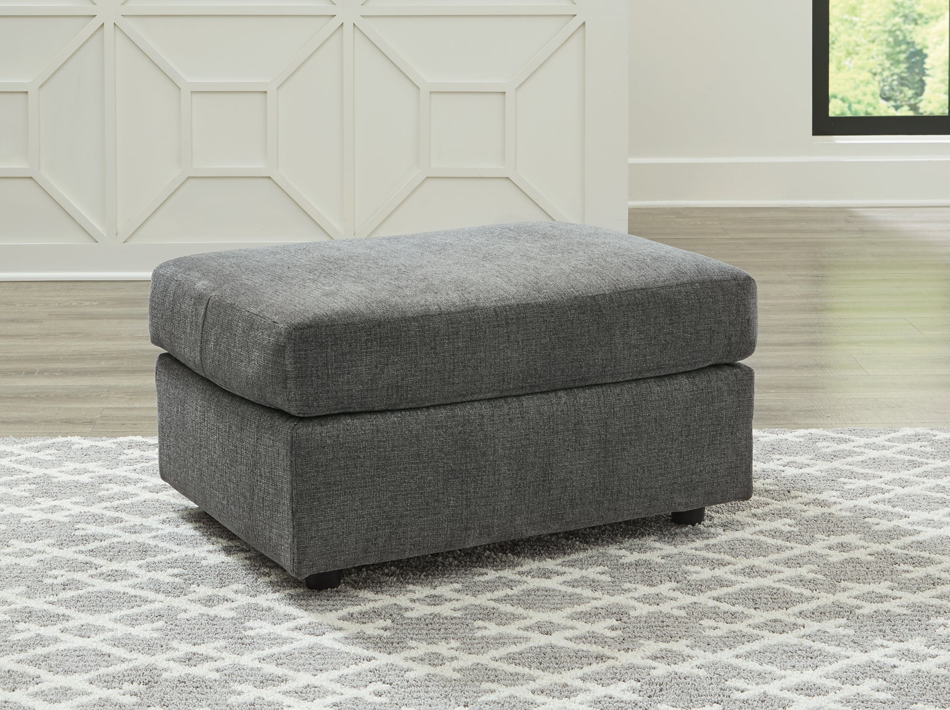 Orange Furniture Outlet - Ashley Furniture - Stairatt Living Room - Ottoman / Gravel - 2850214