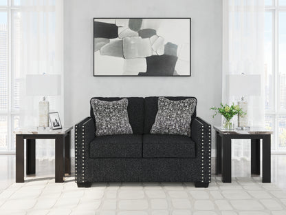 Orange Furniture Outlet - Ashley Furniture - Jasmine Peaks Living Room - Loveseat / Coal - 2890435
