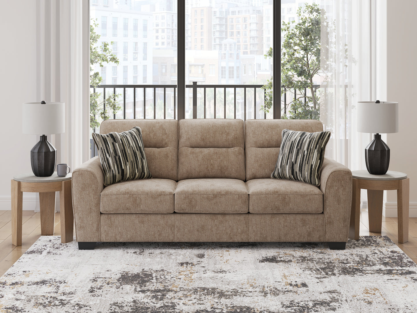 Orange Furniture Outlet - Ashley Furniture - Olten Living Room - Sofa / Mocha - 3130438
