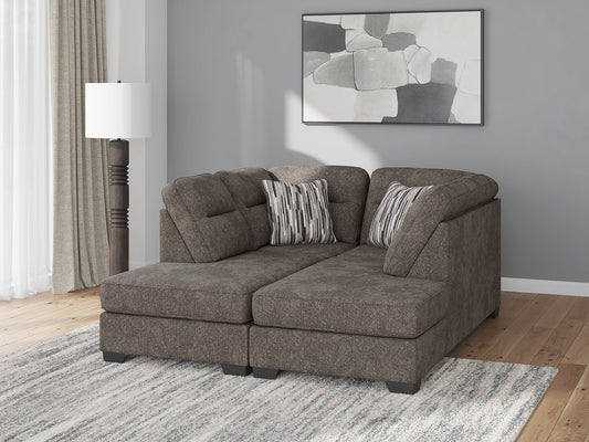 Orange Furniture Outlet - Ashley Furniture - Olten Sectional - LAF 2-Piece Sectional with Chaise / Mocha - 31304S2