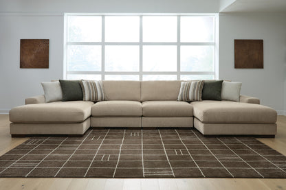 Orange Furniture Outlet - Ashley Furniture - Linenhause Sectional - RAF 4-Piece Double Chaise Sectional - 31803S9