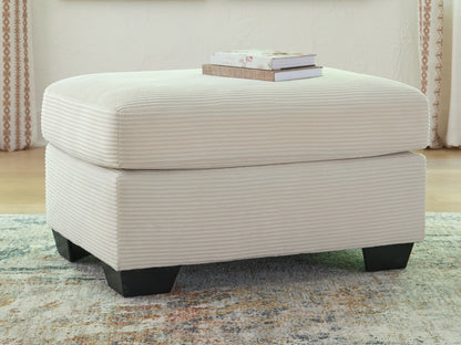 Orange Furniture Outlet - Ashley Furniture - Greenbriar Living Room - Ottoman / Ivory - PC3200614