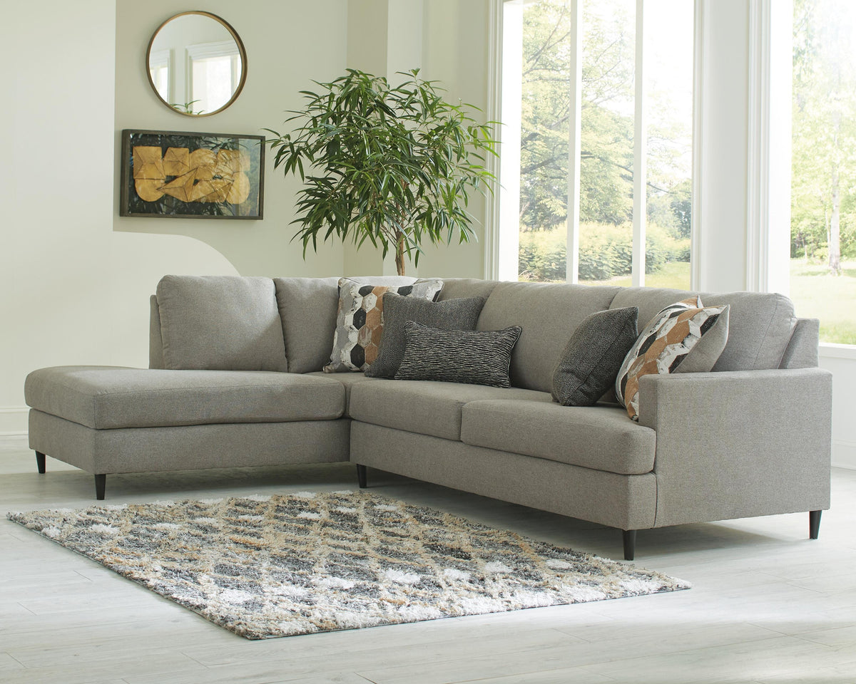 Orange Furniture Outlet - Ashley Furniture - Santasia Sectional - RAF 2-Piece Sectional with Chaise - 33301S2