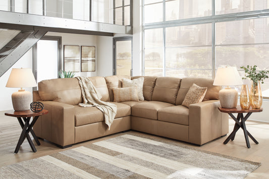 Orange Furniture Outlet - Ashley Furniture - Bandon Sectional - LAF 3-Piece Sectional / Toffee - 38006S3