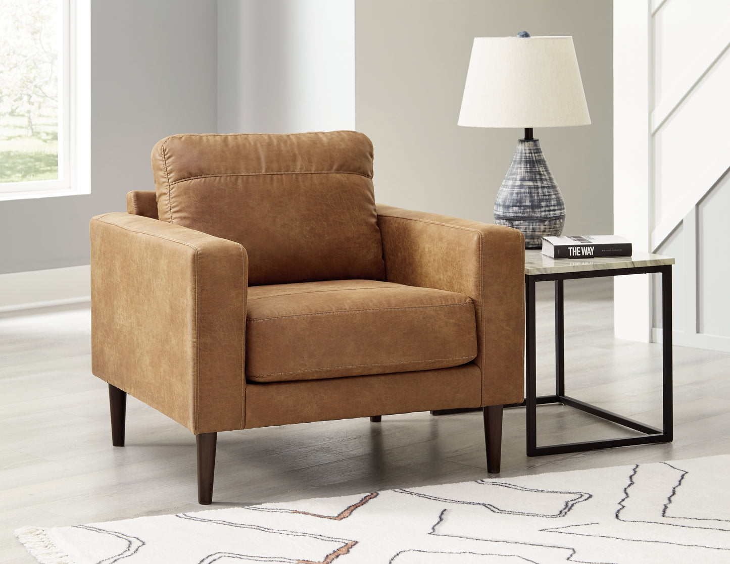 Orange Furniture Outlet - Ashley Furniture - Telora Living Room - Chair / Caramel - 4100220