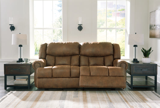Orange Furniture Outlet - Ashley Furniture - Boothbay Living Room - 2 Seat Reclining Power Sofa / Auburn - 4470447