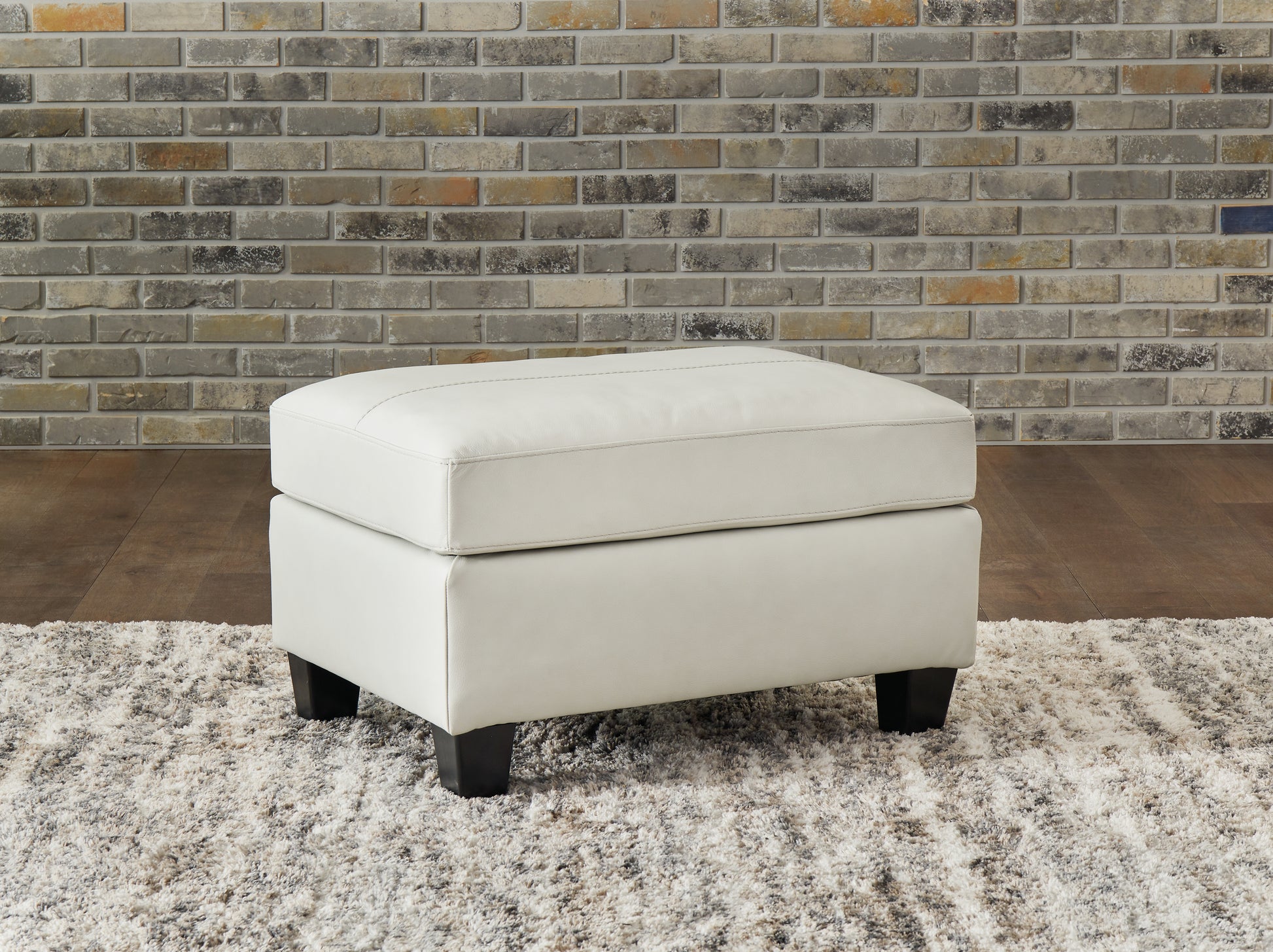 Orange Furniture Outlet - Ashley Furniture - Genoa Living Room - Ottoman / Coconut - 4770414