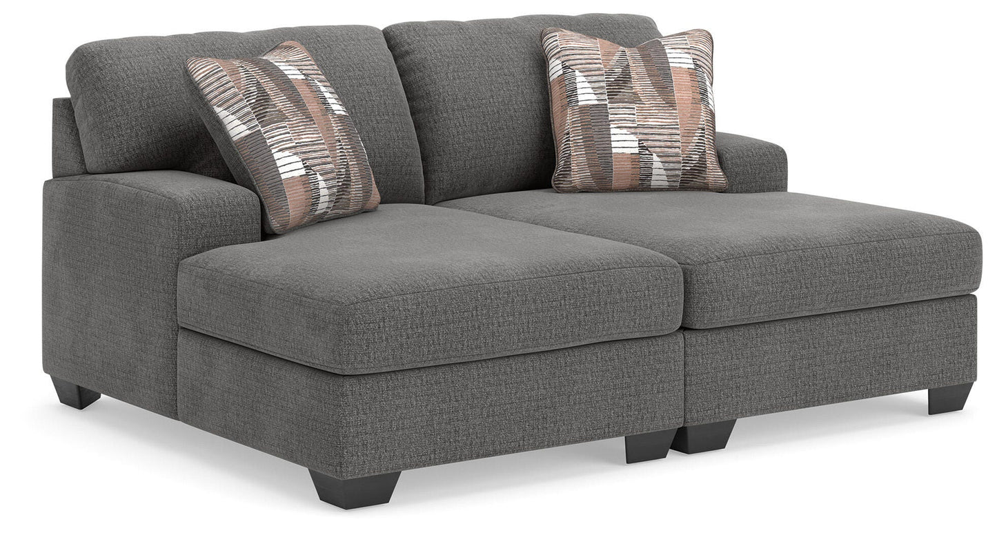 Orange Furniture Outlet - Ashley Furniture - Clarington Sectional - RAF 2-Piece Super Chaise - PC48405S4