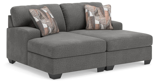 Orange Furniture Outlet - Ashley Furniture - Clarington Sectional - RAF 2-Piece Super Chaise - PC48405S4