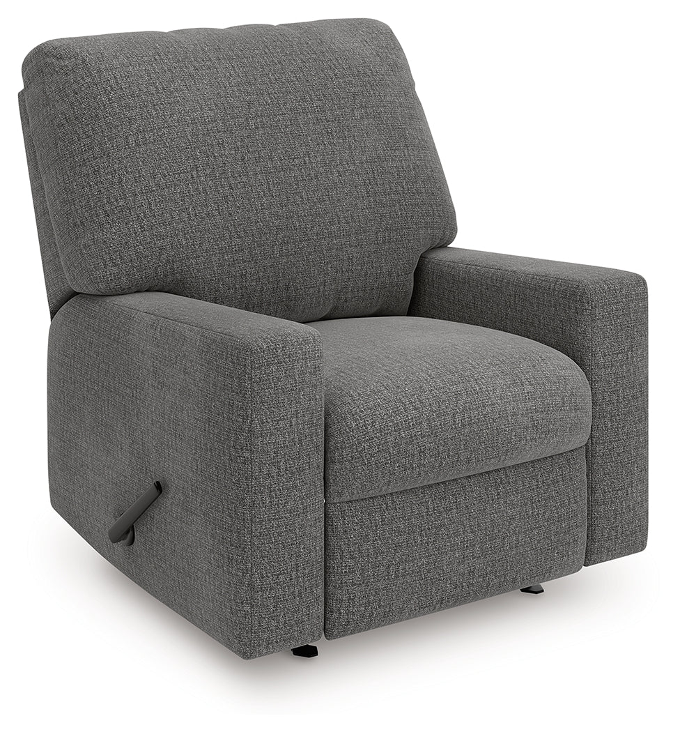 Orange Furniture Outlet - Ashley Furniture - Newellen Living Room - Rocker Recliner / Greystone - 4840525