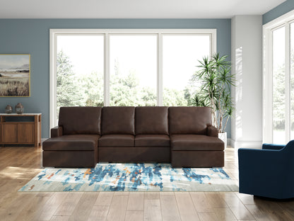 Orange Furniture Outlet - Ashley Furniture - McDowlan Sectional - RAF 3-Piece Sectional with Double Chaise / Coffee - PC48504S3