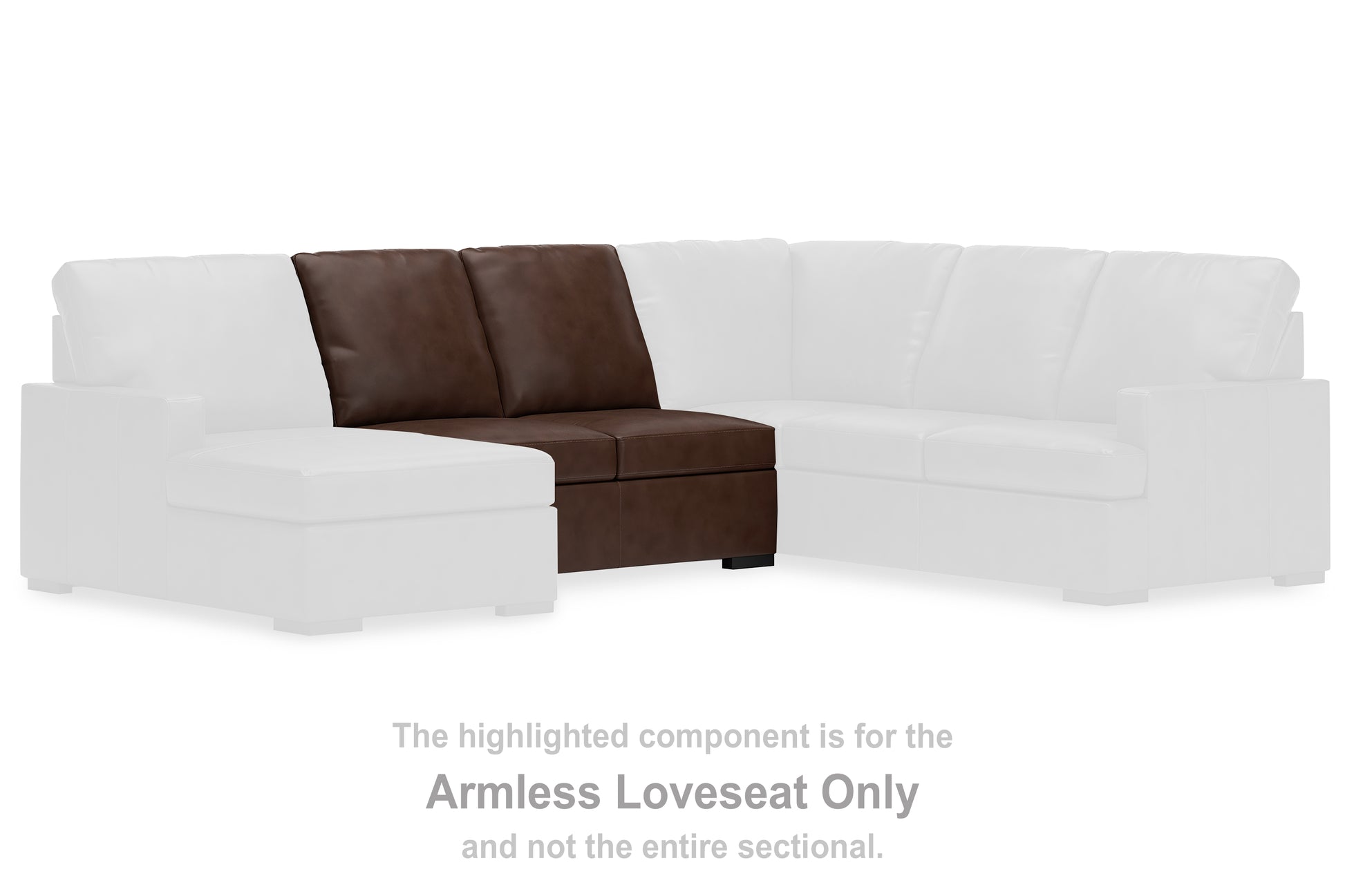 Orange Furniture Outlet - Ashley Furniture - McDowlan Sectional - Armless Loveseat / Coffee - PC4850434