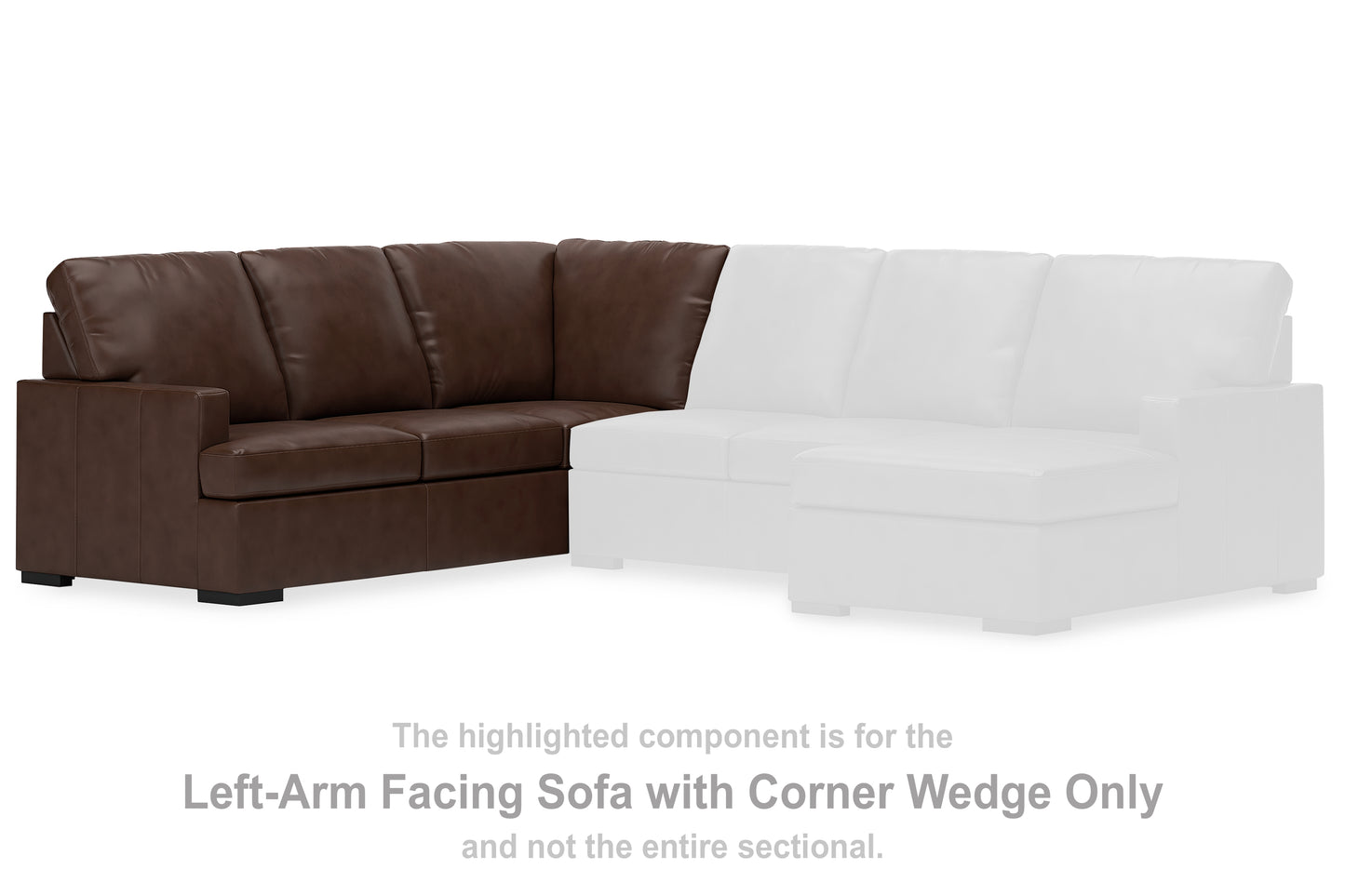 Orange Furniture Outlet - Ashley Furniture - McDowlan Sectional - LAF Sofa w/Corner Wedge / Coffee - PC4850448