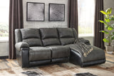 3-Piece Reclining Sectional with Chaise