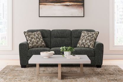 Orange Furniture Outlet - Ashley Furniture - Lonoke Living Room - Sofa / Gunmetal - 5050438