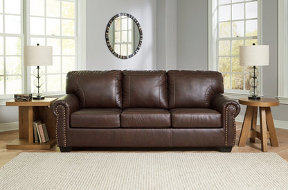 Orange Furniture Outlet - Ashley Furniture - Colleton Living Room - Loveseat / Dark Brown - 5210735