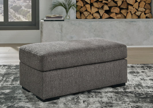 Orange Furniture Outlet - Ashley Furniture - Gardiner Living Room - Ottoman / Pewter - 5240414