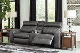 2-Piece Power Reclining Sectional Loveseat