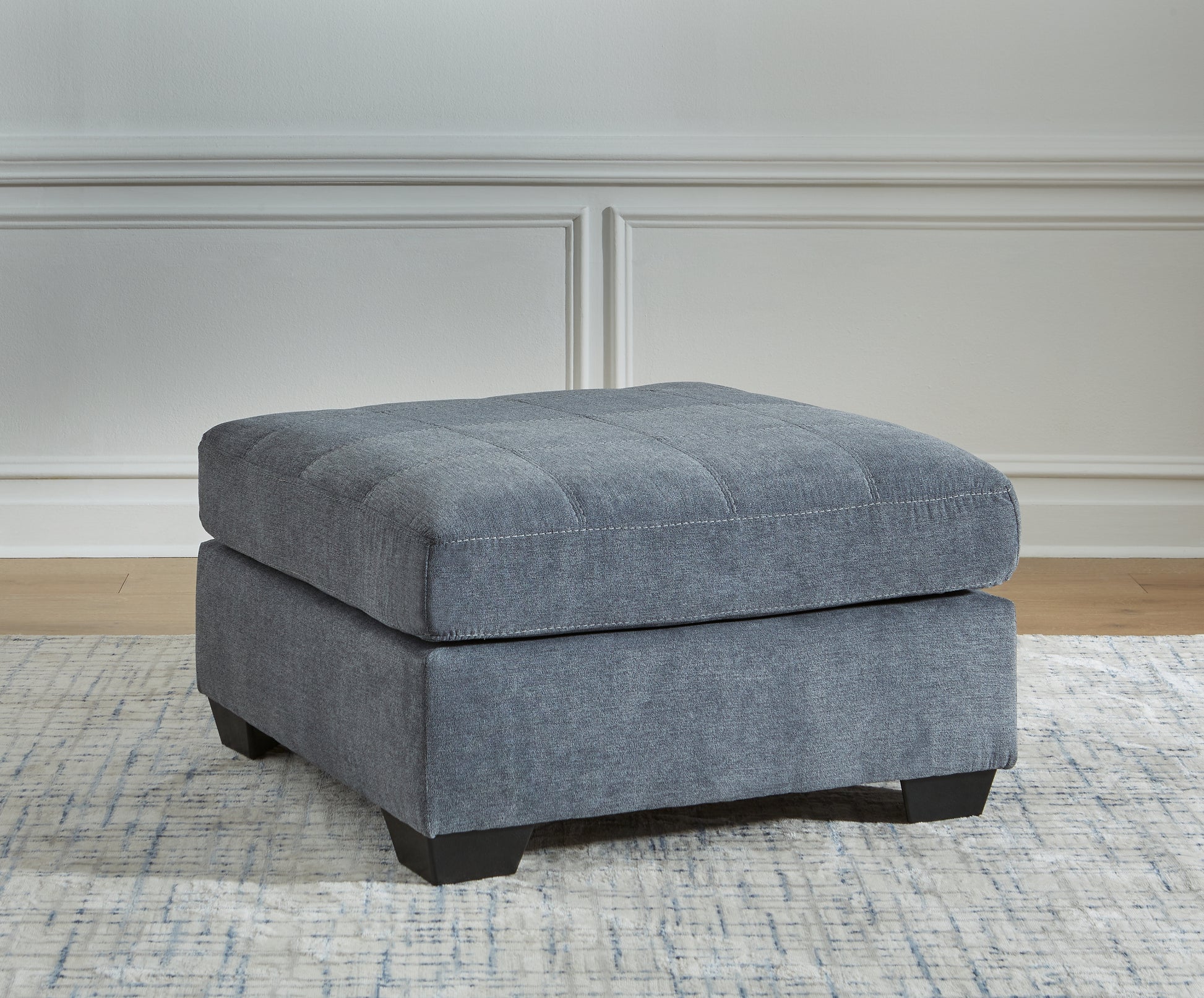 Orange Furniture Outlet - Ashley Furniture - Marleton Living Room - Oversized Accent Ottoman / Denim - 5530308