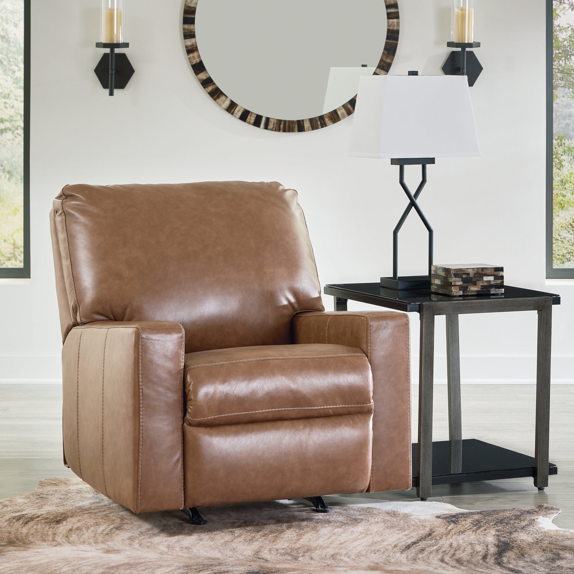 Orange Furniture Outlet - Ashley Furniture - Bolsena Living Room - Loveseat / Caramel - 5560335