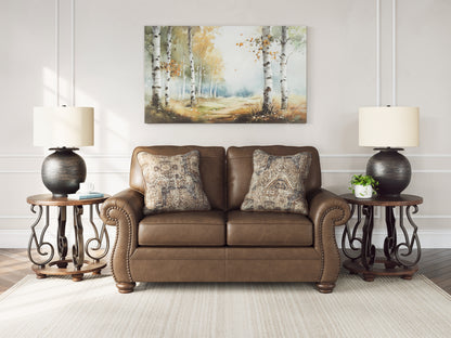 Orange Furniture Outlet - Ashley Furniture - Chasemore Living Room - Loveseat / Earth - PC5590235