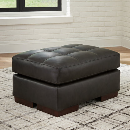 Orange Furniture Outlet - Ashley Furniture - Luigi Living Room - Ottoman / Thunder - 5650614