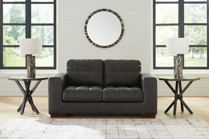 Orange Furniture Outlet - Ashley Furniture - Luigi Living Room - Loveseat / Thunder - 5650635
