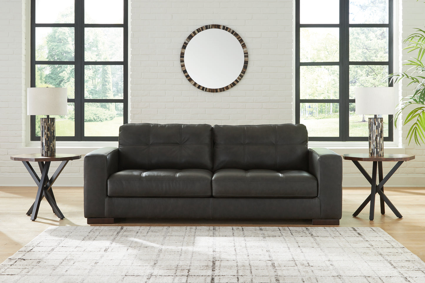 Orange Furniture Outlet - Ashley Furniture - Luigi Living Room - Sofa / Thunder - 5650638